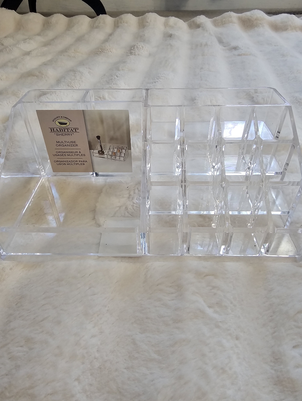 Habitat Clear Acrylic Makeup & Accessory Organizer - Clear